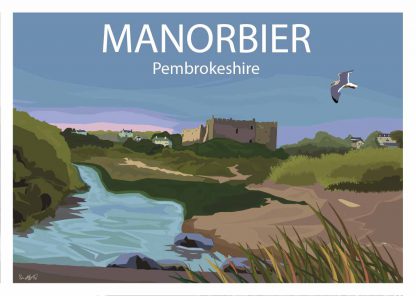 Manorbier Art Print 3