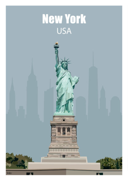 Statue of Liberty (New York) USA Art Print