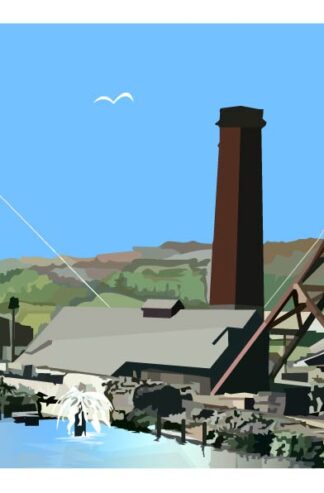 Garth Colliery Art Print