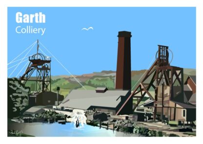 Garth Colliery Art Print