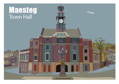 Maesteg Town Hall Art Print