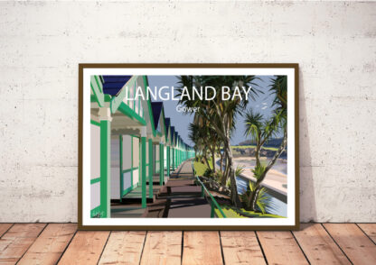 Langland Bay In Frame