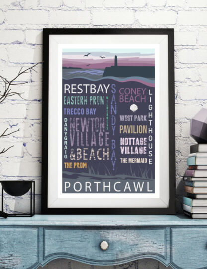 Porthcawl Locations Art Print 1